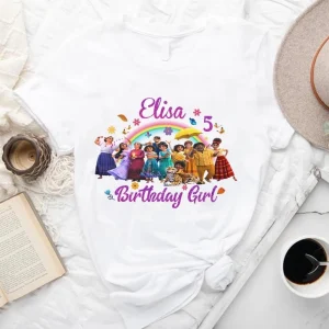 Personalized Encanto Birthday Shirt Custom Name and Age Design