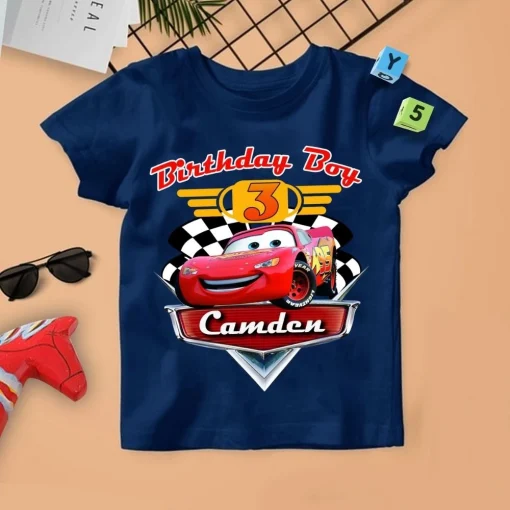 Disney Cars Iron On Transfer Birthday Shirt