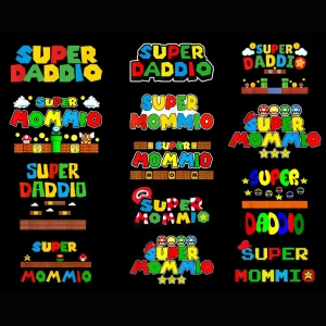 The Perfect Gift: Mario Super Daddio and Mommio Digital File Collection for Gamers