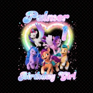 My Little Pony: Happy 1st Birthday Palmer Digital File