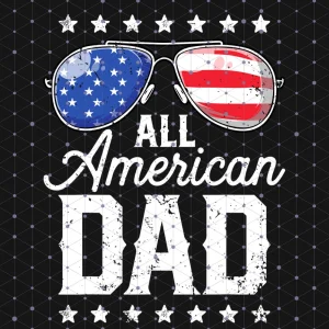 4th of July Sublimation Splendor: All American DAD PNG