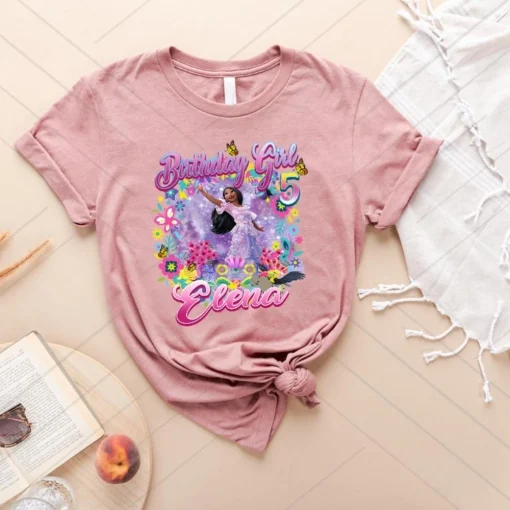 Personalized Encanto Isabella Birthday Shirt For 5th Birthday Girls