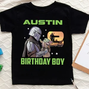 Personalized Star Wars Birthday Shirt forBoy and Girl Tee
