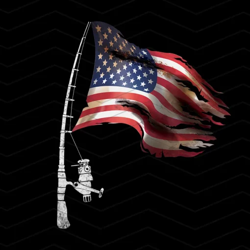 Fishing American Flag PNG, USA Bass png, Fishing Papa, Go Fishing, Fathers Day, 4th of July PNG, Fisherman Independence Day