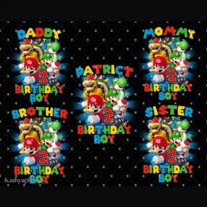 Super Mario's Digital File: Celebrating Patrict's 2nd Birthday with Family Fun