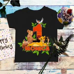 Personalized Lion King First Birthday Shirt Family Matching Edition
