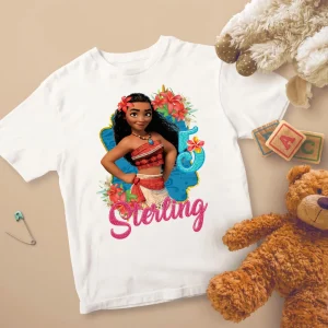 Personalized Girl Baby Moana Birthday Shirt Gift For Your Baby Girls