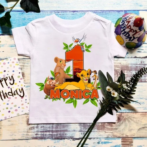 Personalized Lion King First Birthday Shirt Family Matching Edition