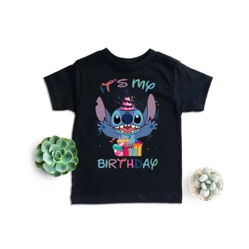 Personalized Stitch It's My Birthday Shirt Unisex Design