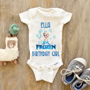 Frozen Baby Birthday Shirt Elsa Magic