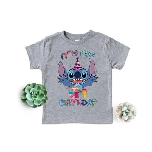 Personalized Stitch It's My Birthday Shirt Unisex Design