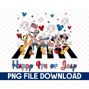 Mickey Mouse 4th of July Sublimation PNG