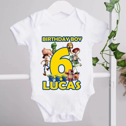 Personalized Toy Story Birthday Shirt Custom Name And Age