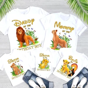 Personalized Lion King Birthday Shirt Lion King Family Edition