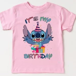 Personalized Stitch It's My Birthday Shirt Unisex Design