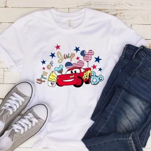 Disney Cars Shirt Celebrate the 4th of July with Disney Mickey and Disney Snacks