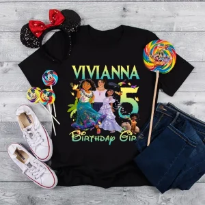 Personalized Disney Encanto Birthday Shirt Special For 5th Birthday Girls