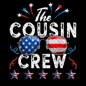 4th of July Cousin Crew Blast: Firecracker Family Reunion Png