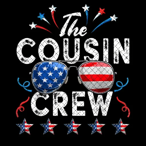 4th of July Cousin Crew Blast: Firecracker Family Reunion Png