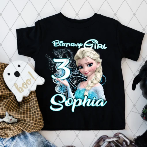 Personalized Frozen Birthday Shirt Frozen Family Party Gift For Her