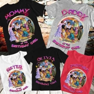 Personalized Encanto Birthday Shirt Custom Matching Family