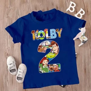 Personalized Toy Story Birthday Boy Shirt Woody Buzz For Kids