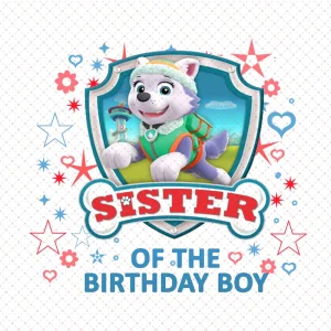 Paw Patrol Sister Celebrations Digital Invitation