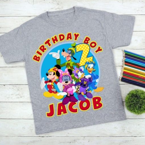 Personalized Mickey Birthday Shirt for the Family