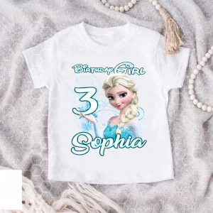Personalized Frozen Birthday Shirt Frozen Family Party Gift For Her