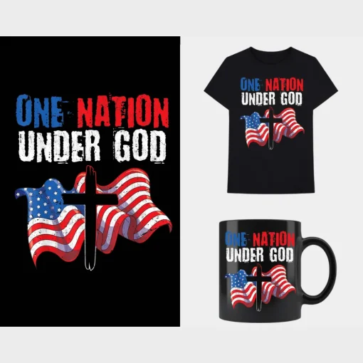 Patriotic Glory: One Nation Under God Png Artwork Collection