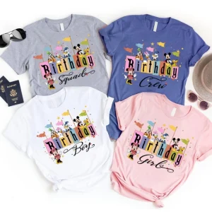 Personalized Disney Birthday Shirt Mickey And Friends Squad