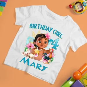 Personalized Disney Moana Birthday Girl Moana Theme Birthday party