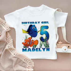 Finding Nemo Shirt for Kids Family Shirt Option Available for Birthday Celebration