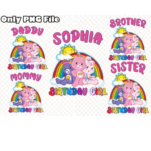 Care Bear Congratulations Sophia Digital File