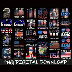 America's Independence Day PNG Bundle