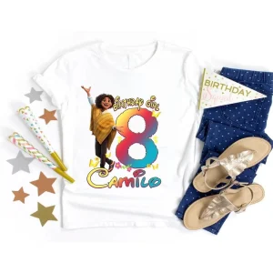 Personalized Camilo Encanto Birthday Shirt For 8th Birthday Party