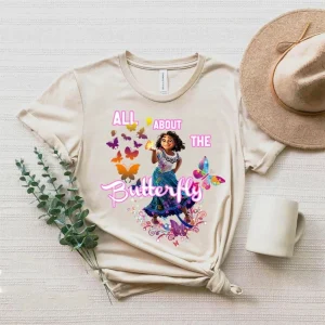Personalized Isabella Encanto Birthday Shirt All About The Butterfly