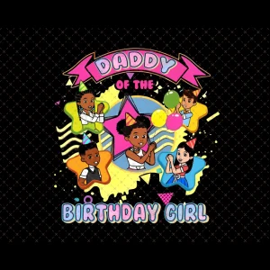 Grancie's Corner Daddy Happy Birthday Girl Digital File