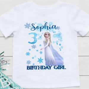 Personalized Frozen Custom Shirt Elsa Birthday Party Shirts for the Whole Family