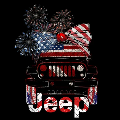 Jeep American Flag PNG, Patriotic Png, Jeep Png, 4th Of July Png, Independent Day Png