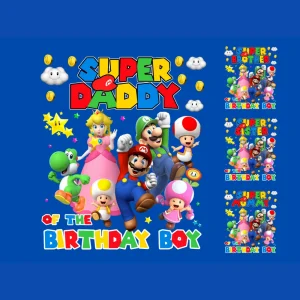 Super Mario's Birthday Boy Celebration: Digital File Extravaganza