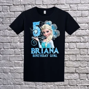 Personalized Frozen Family Shirts Custom Frozen Birthday Girl Outfit