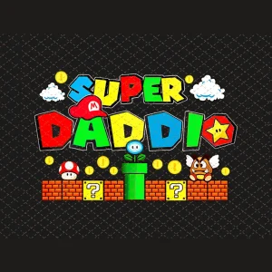 Super Mario Daddio's Birthday Boy Celebration Digital File Extravaganza