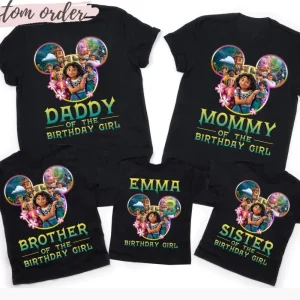 Personalized Encanto Birthday Shirt Disney Family-themed birthday tee