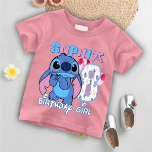 Personalized Lilo And Stitch 8th Birthday Shirt Gift Stitch Lover
