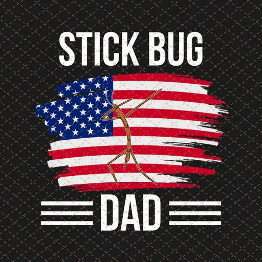 Insect 4th Of July Png, Stick Bug Dad US Flag Png, Instant Download