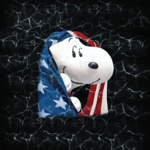 Snoopy's Patriotic 4th of July Celebration: Happy Independence Day Shirt & PNG