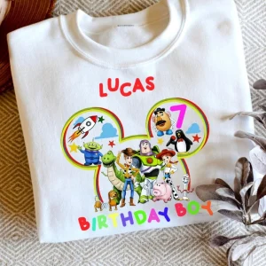 Personalized Toy Story Birthday Shirt Mickey Matching Family