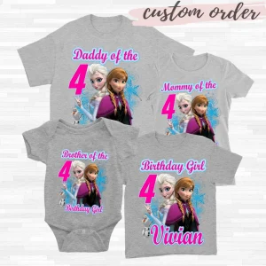 Personalized Frozen Birthday Shirt