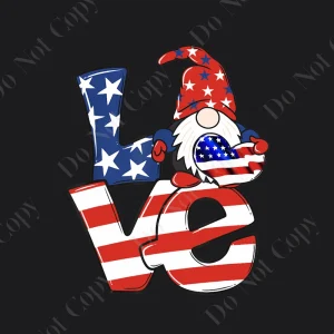 Freedom Gnome Png - Celebrate 4th of July with Patriotic Spirit!